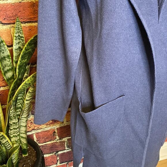 Sioni Athleisure Light Blue Soft Cozy Open Cardigan with Pockets Size M - Picture 6 of 11